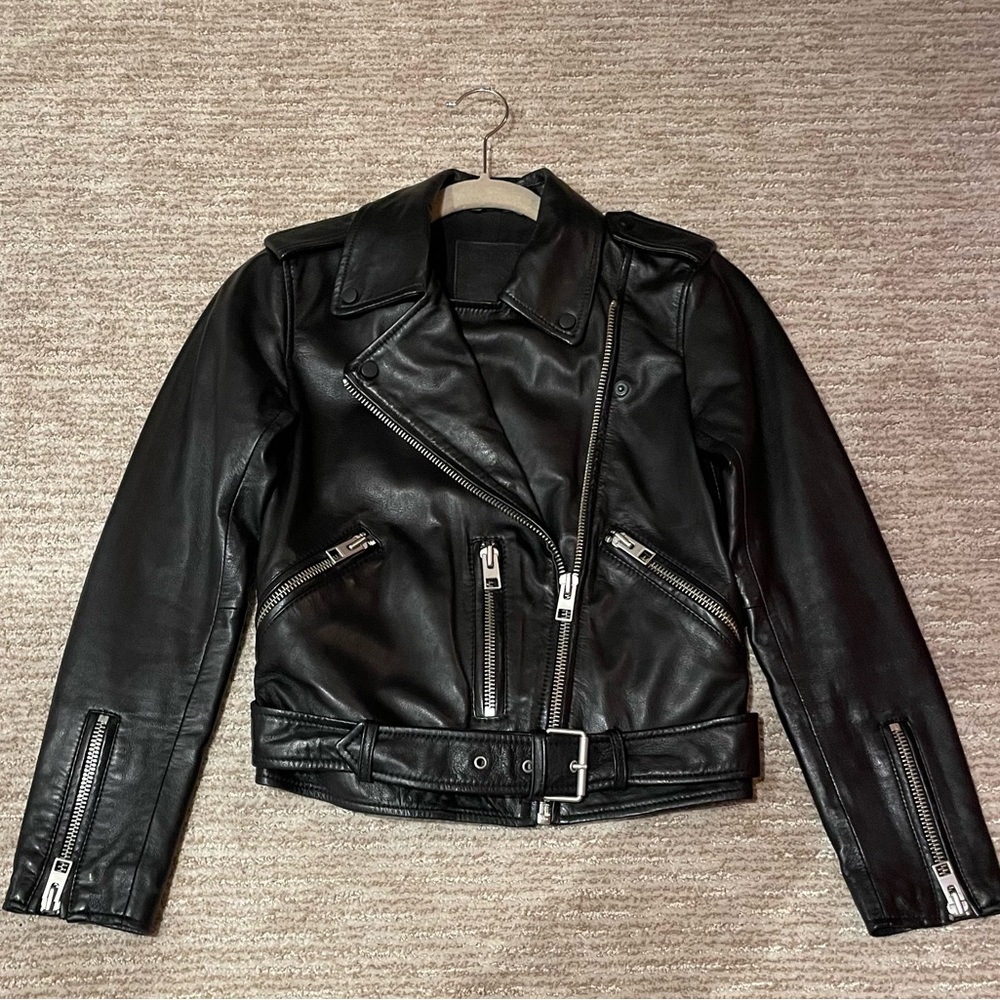 AllSaints Balfern Leather Biker Jacket
